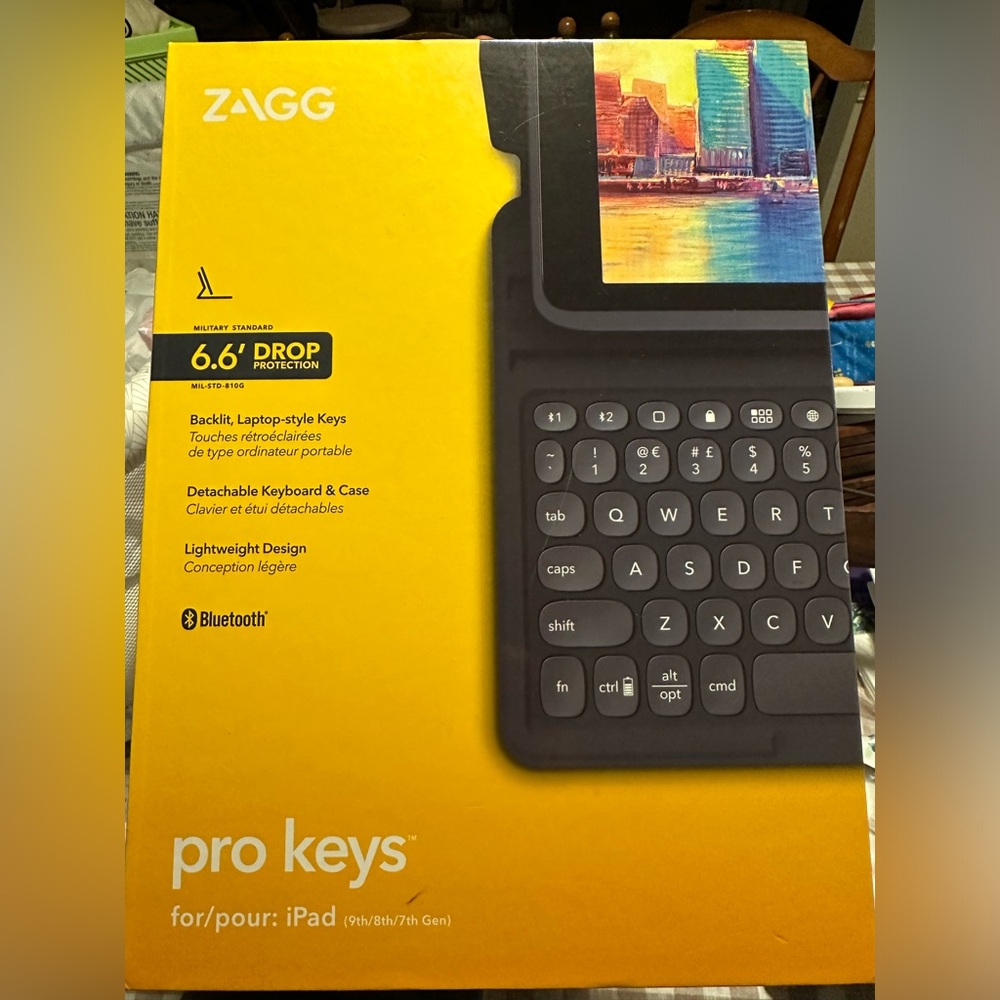 ZAGG Pro Keys Black Tablet Keyboard for iPad